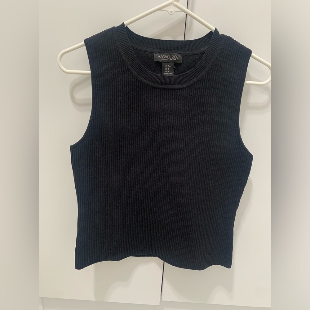 Rachel Zoe black tank